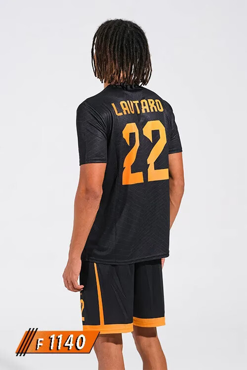 Arjantin Siyah Halı Saha Forması - F1140 - Görsel 2