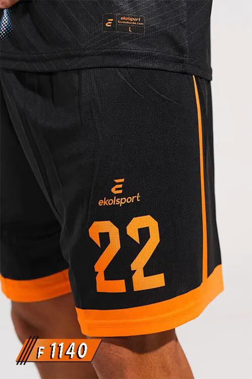 Arjantin Siyah Halı Saha Forması - F1140 - Görsel 4