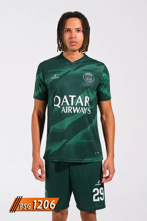 Paris Saint Germain yeşil halı saha forması PSG 1206 ön görünüm