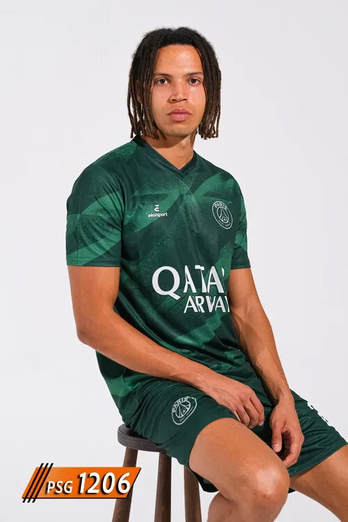 Paris Saint Germain Yeşil Halı Saha Forması - PSG 1206 - Görsel 3