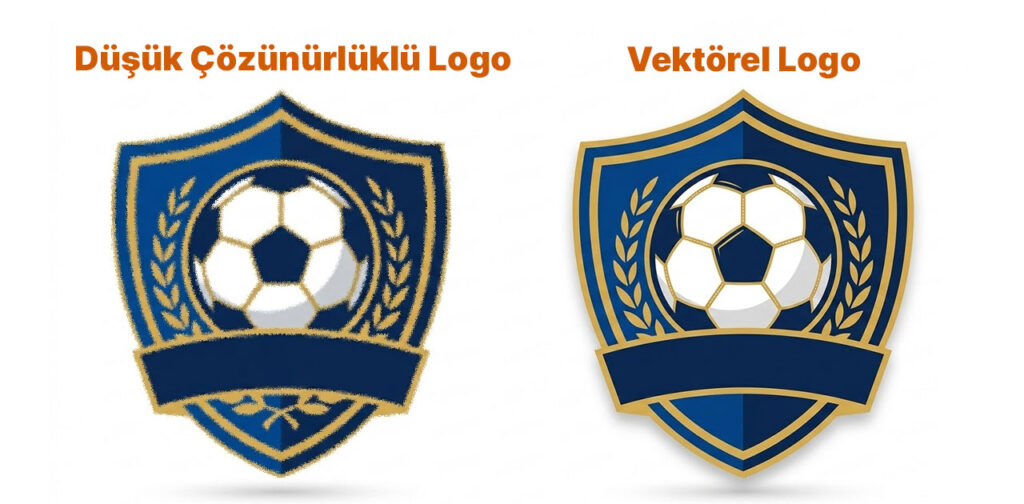 Düşük Çözünürlüklü ve Vektörel Spor Takımı Logosu
