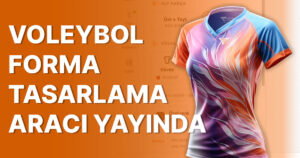 Voleybol Forma tasarlama programı yayında