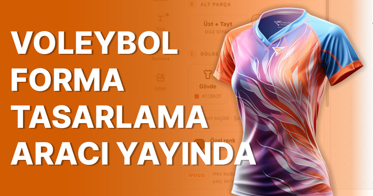Voleybol Forma tasarlama programı yayında